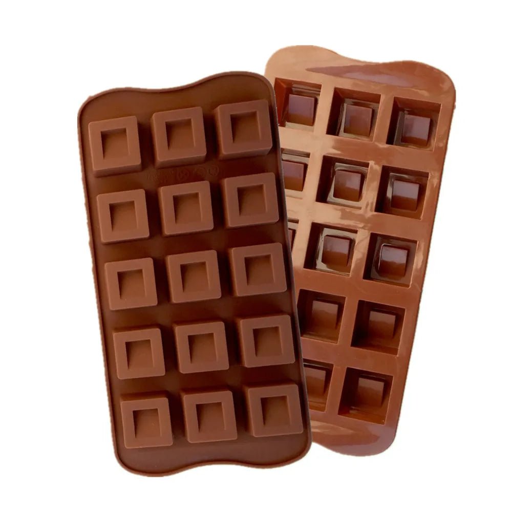 Kare Çikolata Sabun Mum Kek Kalıbı Pasta Kalıbı - indirimsepeti