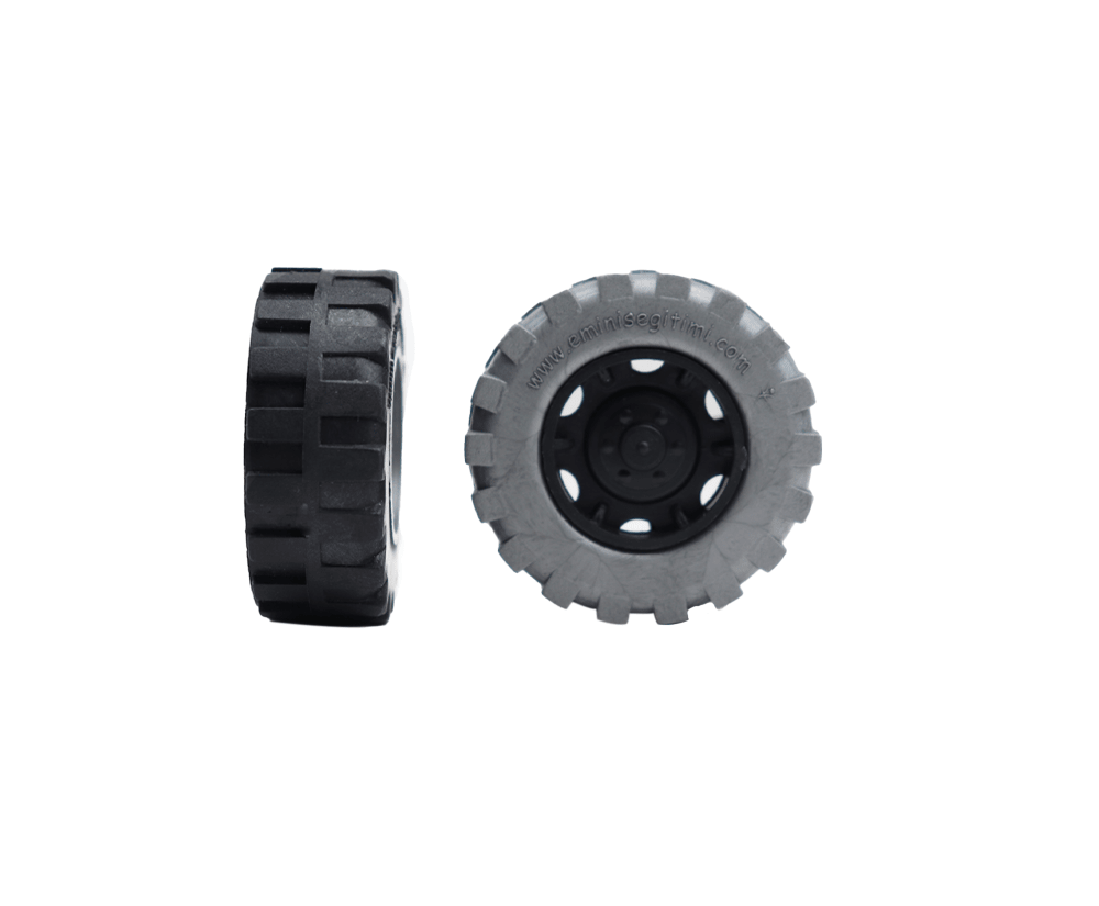 Tekerlek 50 X 18 mm Proje Tasarım Okul Sınıf Materyali 4 Adet - indirimsepeti