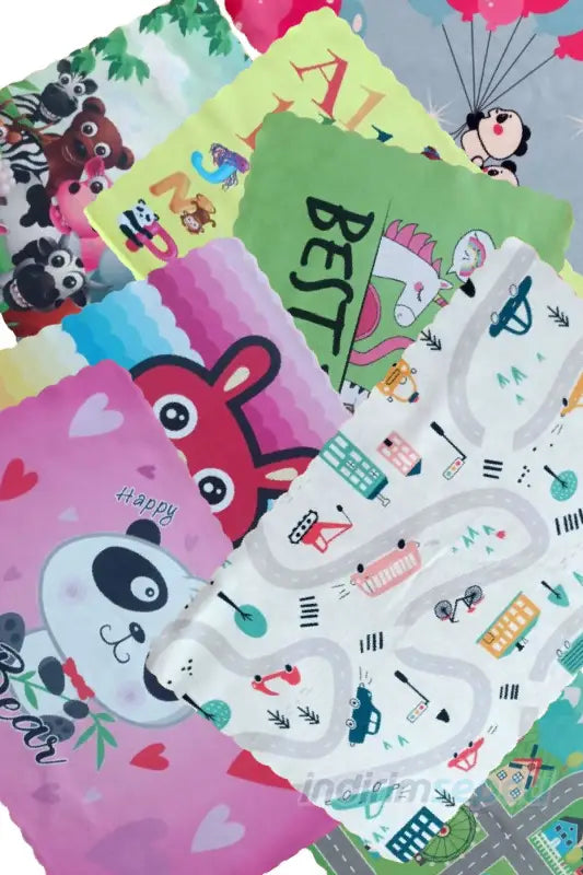 Beslenme Örtüsü Aktivite, Yemek, Doğa Dostu ve Çevreci Yıkanabilir  Karışık Model 1 Adet  (30×50) - Indirimsepeti