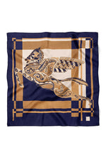 Kanatlı At Figürlü Saten Bandana 50x50 cm – Pegasus Desenli Premium Tasarım - indirimsepeti