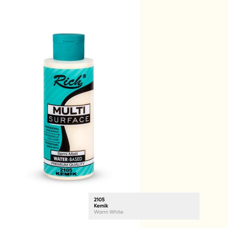 Rich Multi Surface 2105 KEMİK Akrilik Boya 120cc - indirimsepeti