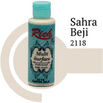 Rich Multi Surface 2118 SAHRA BEJİ Akrilik Boya 120cc - indirimsepeti