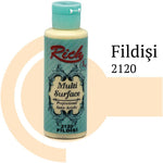 Rich Multi Surface 2120 FİLDİŞİ Akrilik Boya 120cc - indirimsepeti