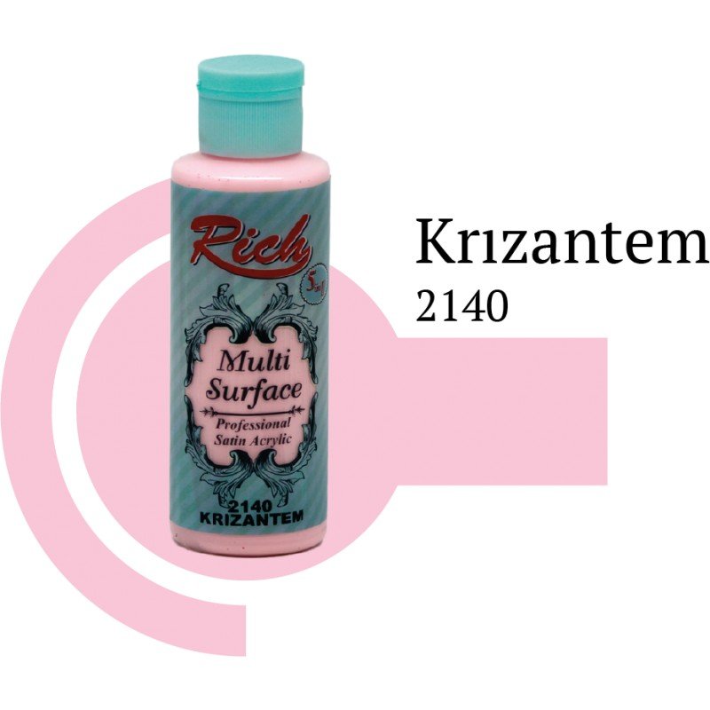 Rich Multi Surface 2140 KRİZANTEM Akrilik Boya 120cc - indirimsepeti
