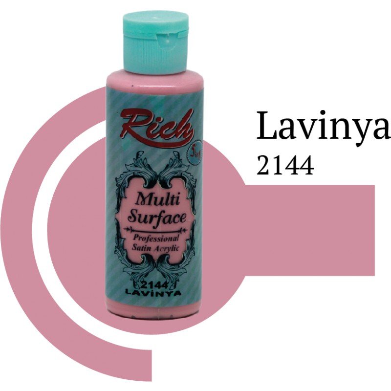 Rich Multi Surface 2144 LAVİNYA Akrilik Boya 120cc - indirimsepeti