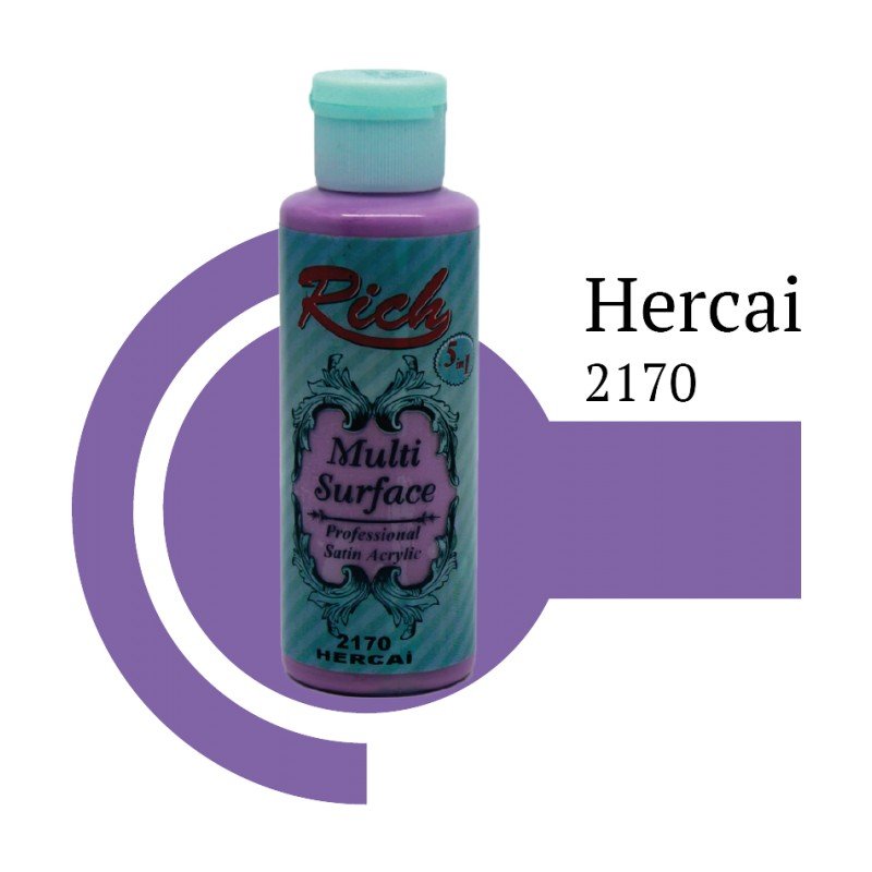 Rich Multi Surface 2170 HERCAİ Akrilik Boya 120cc - indirimsepeti