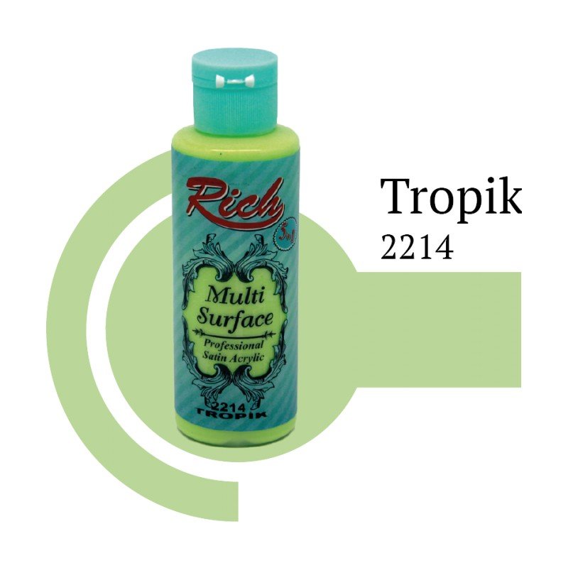 Rich Multi Surface 2214 TROPİK Akrilik Boya 120cc - indirimsepeti