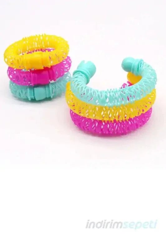 Sihirli Saç Bigudi Spiral Bukleler Rulo Donuts Curl Saç Şekillendirici Aracı Saç 4 Adet - indirimsepeti